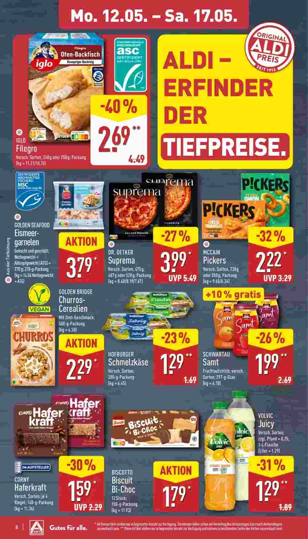 Aldi Nord Prospekt (ab 12.05.2025) zum Blättern - Seite 8