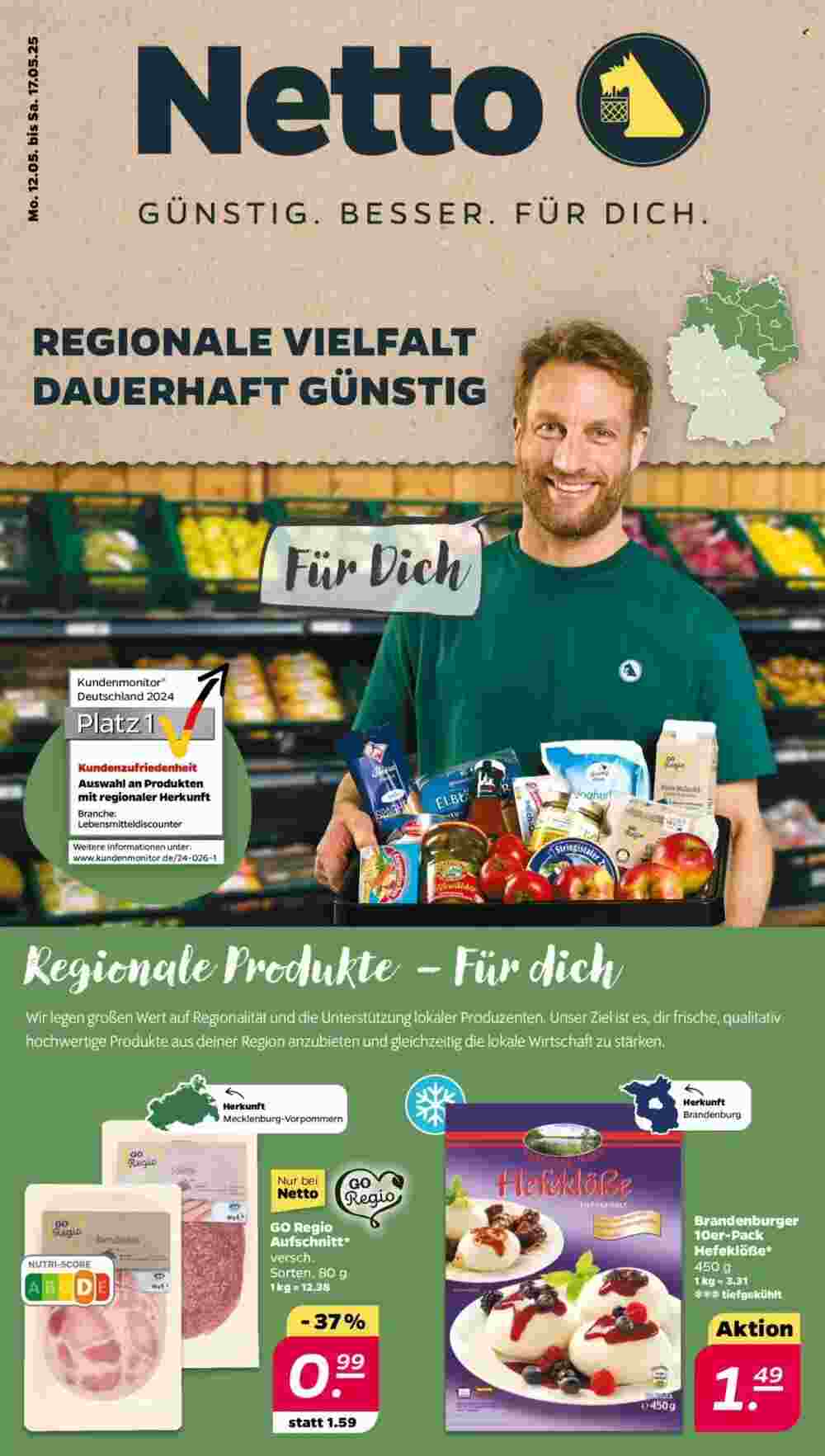 NETTO Prospekt (ab 12.05.2025) zum Blättern - Seite 1