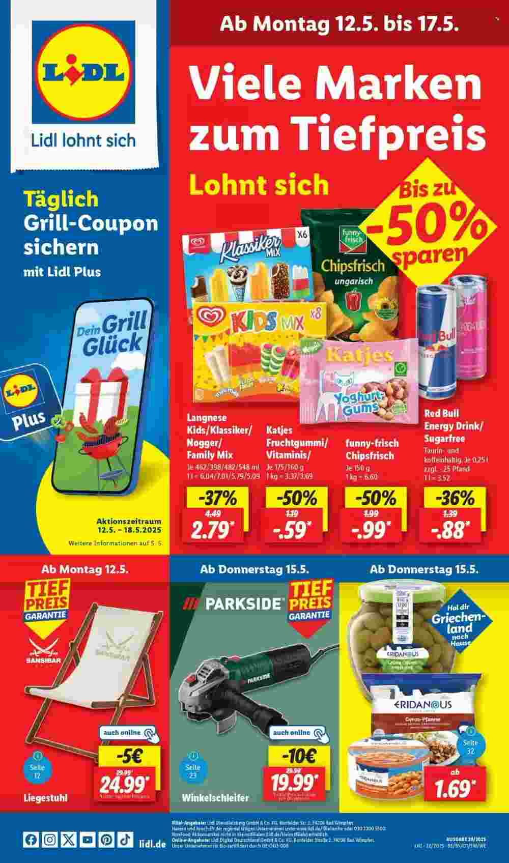 Lidl Prospekt (ab 12.05.2025) zum Blättern - Seite 1