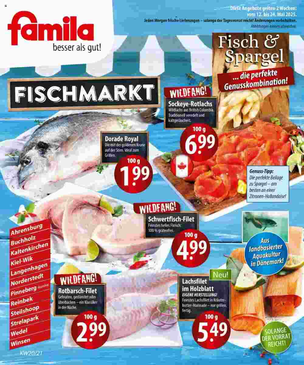 Famila Nord Ost Prospekt (ab 12.05.2025) zum Blättern - Seite 1