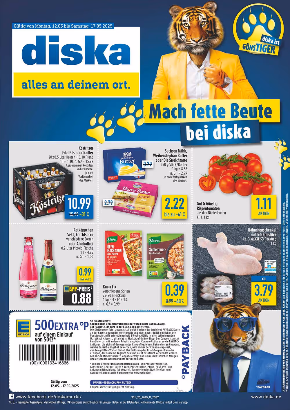 diska Prospekt (ab 12.05.2025) zum Blättern - Seite 1