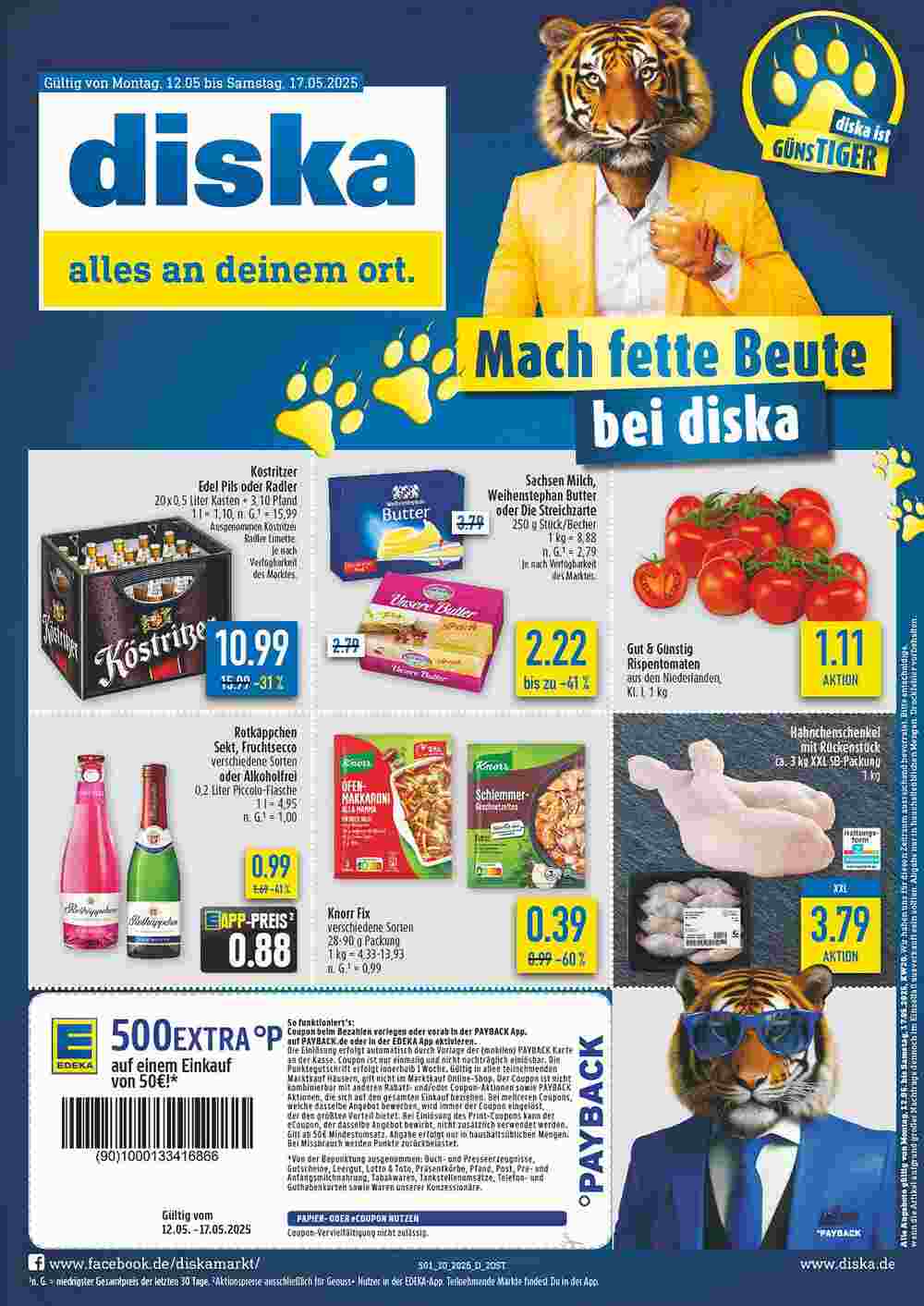 diska Prospekt (ab 12.05.2025) zum Blättern - Seite 1