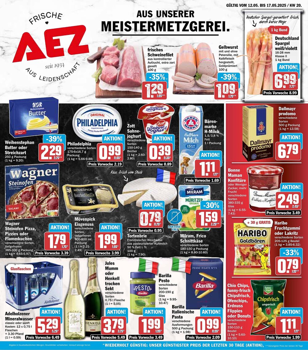 AEZ Prospekt (ab 12.05.2025) zum Blättern - Seite 1