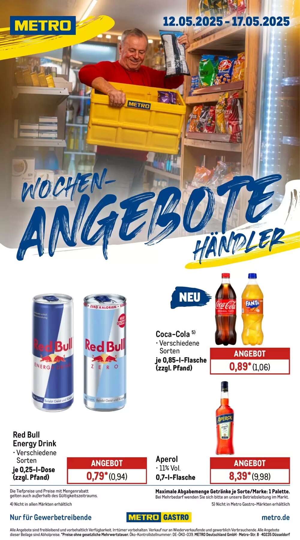 METRO Prospekt (ab 12.05.2025) zum Blättern - Seite 1