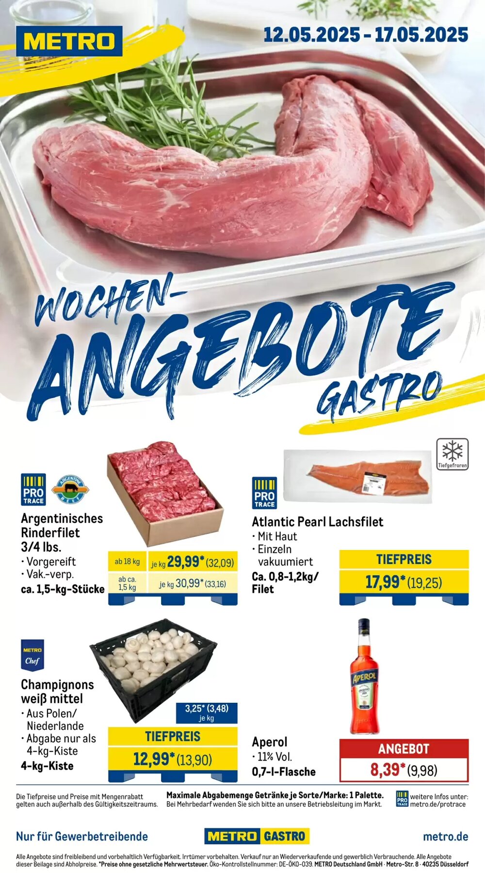 METRO Prospekt (ab 12.05.2025) zum Blättern - Seite 1