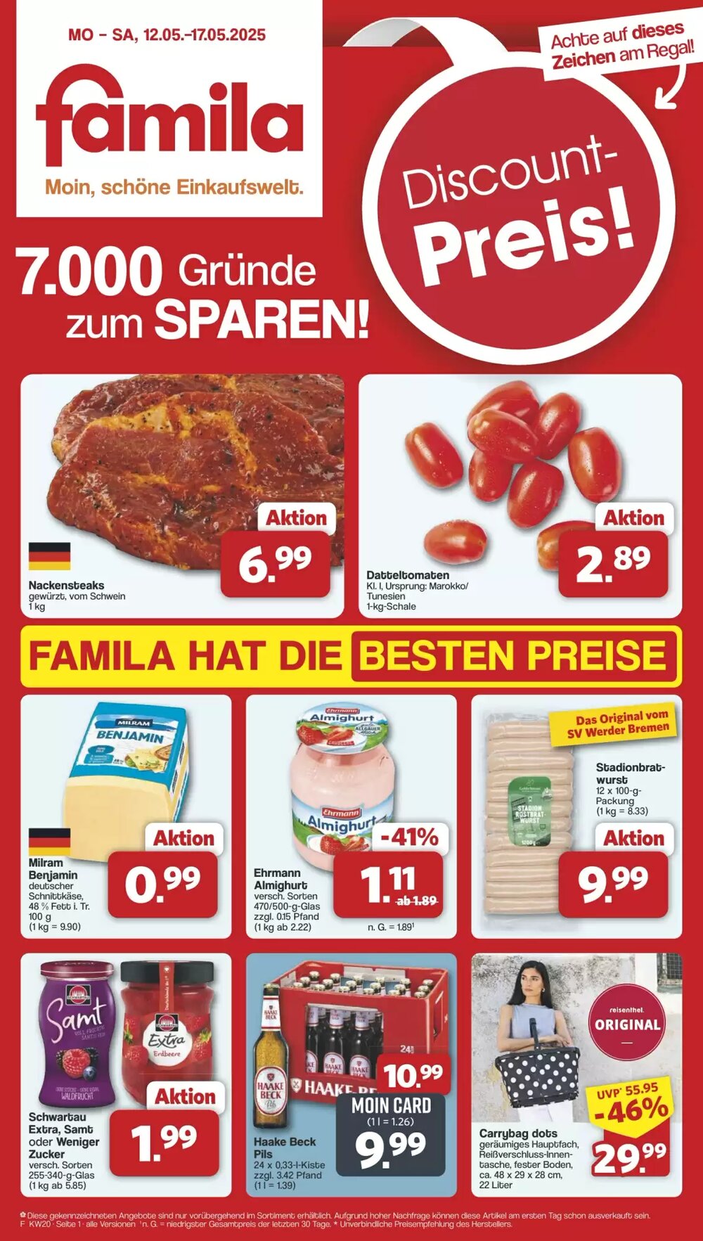 Famila Nord West Prospekt (ab 12.05.2025) zum Blättern - Seite 1