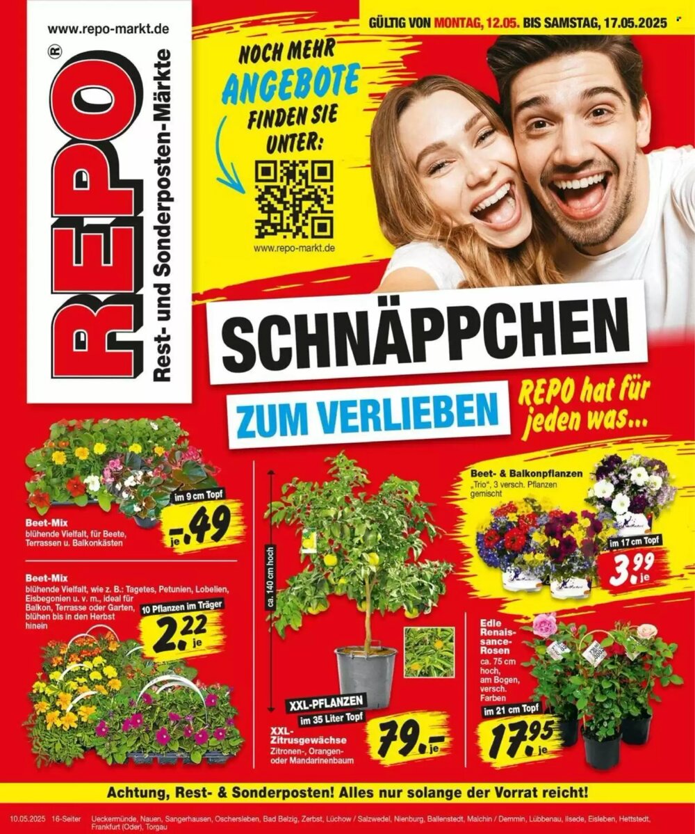 Repo Markt Prospekt (ab 12.05.2025) zum Blättern - Seite 1