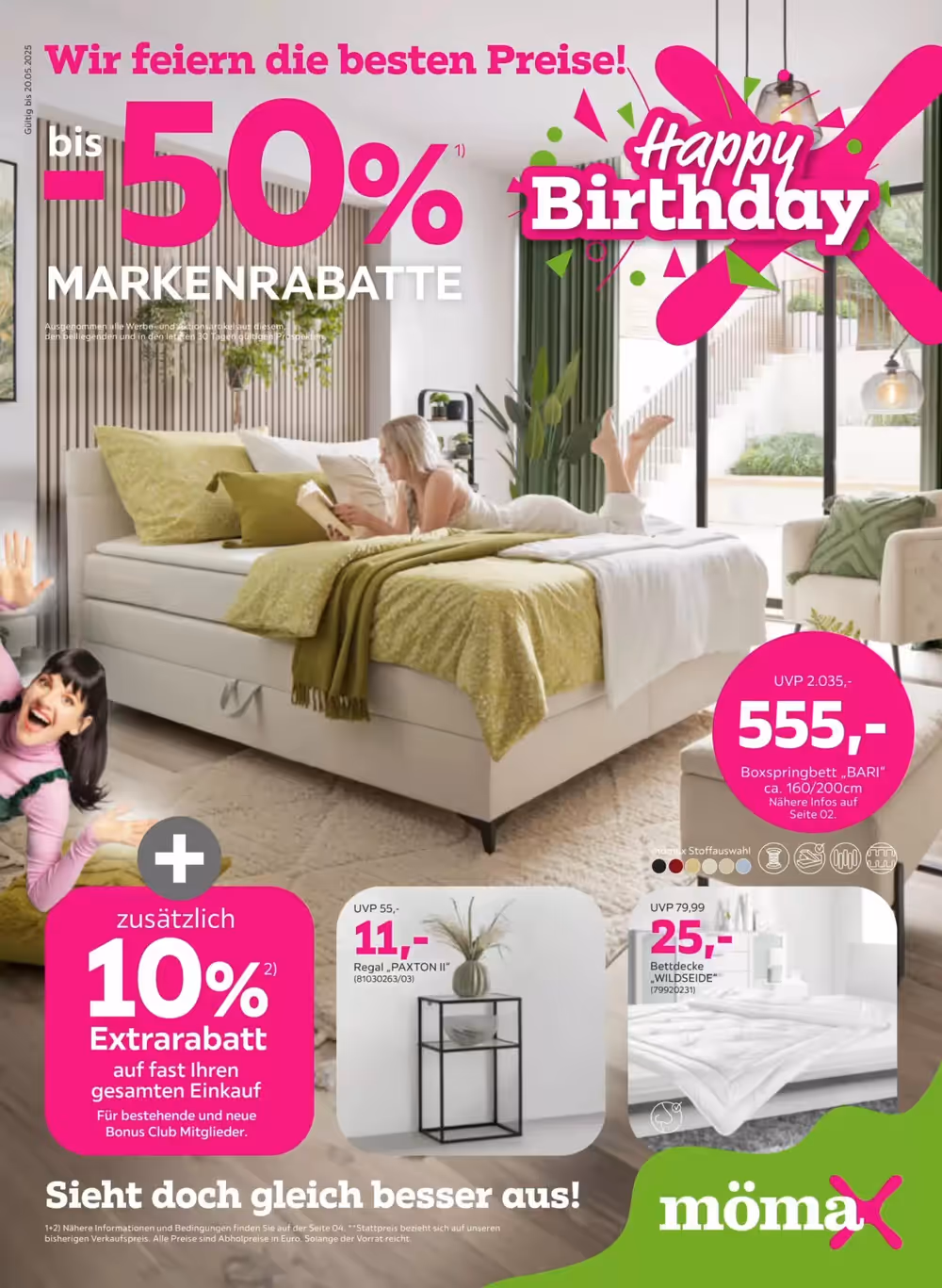 Mömax Prospekt (ab 12.05.2025) zum Blättern - Seite 1