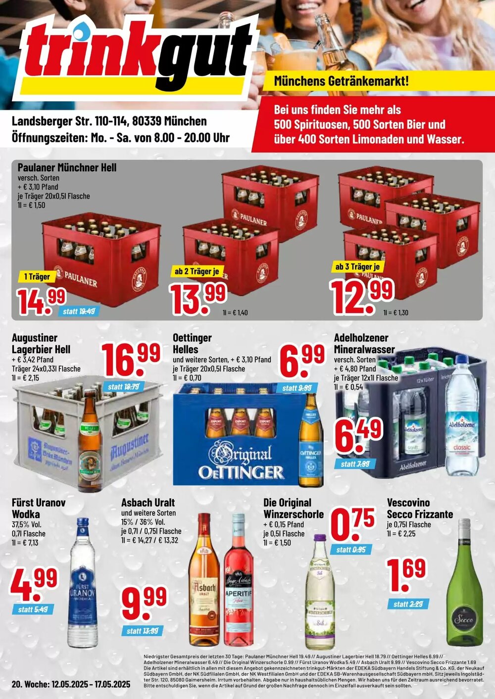 trinkgut Prospekt (ab 12.05.2025) zum Blättern - Seite 1