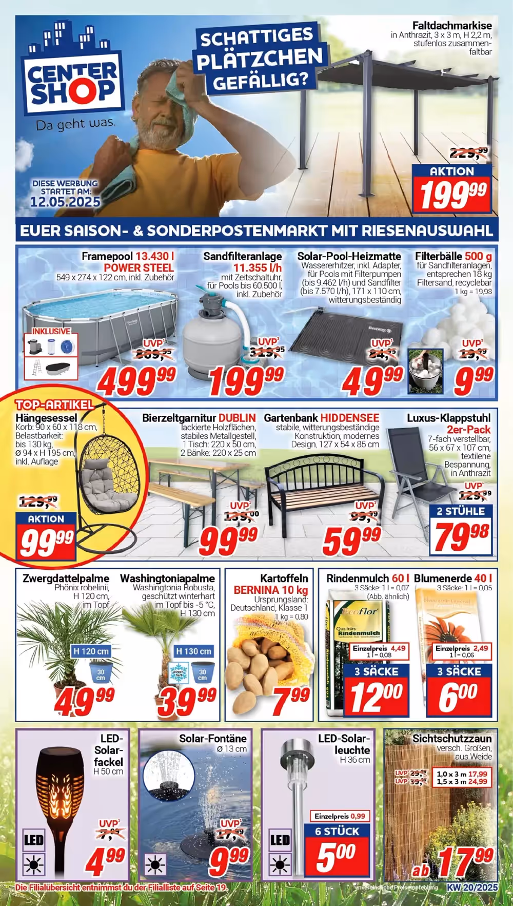 CENTERSHOP Prospekt (ab 12.05.2025) zum Blättern - Seite 1