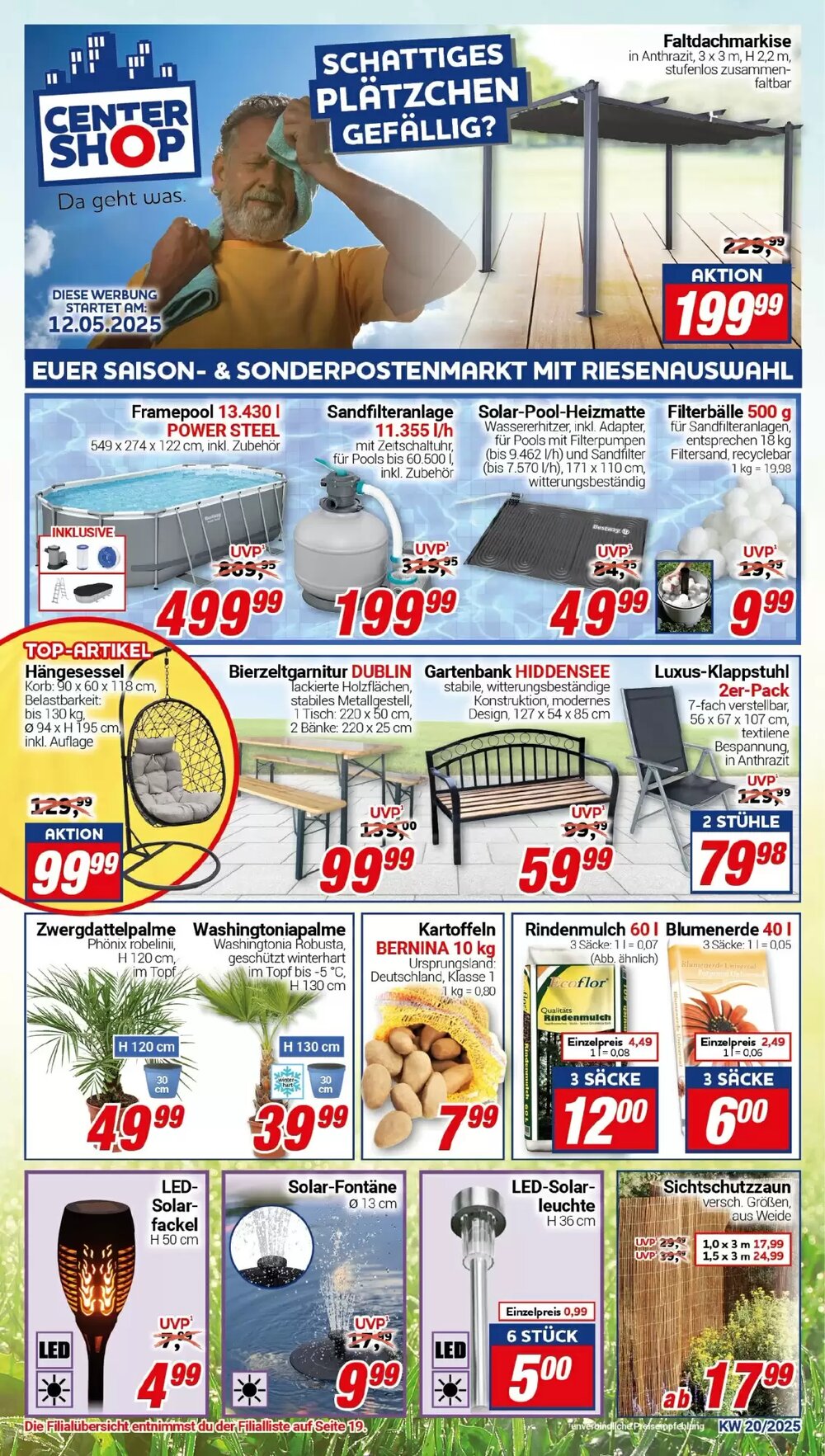CENTERSHOP Prospekt (ab 12.05.2025) zum Blättern - Seite 1
