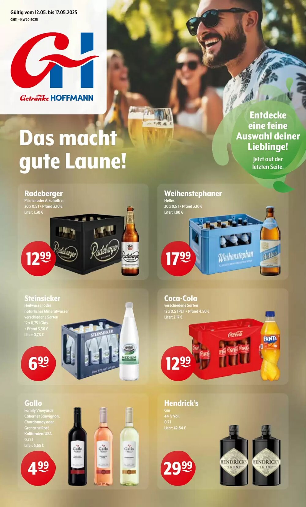 Trink und Spare Prospekt (ab 12.05.2025) zum Blättern - Seite 1