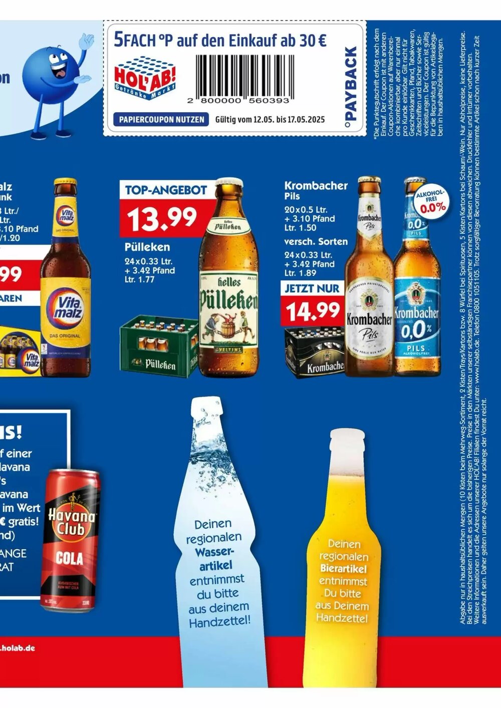 Hol'ab Getränkemarkt Prospekt (ab 12.05.2025) zum Blättern - Seite 3