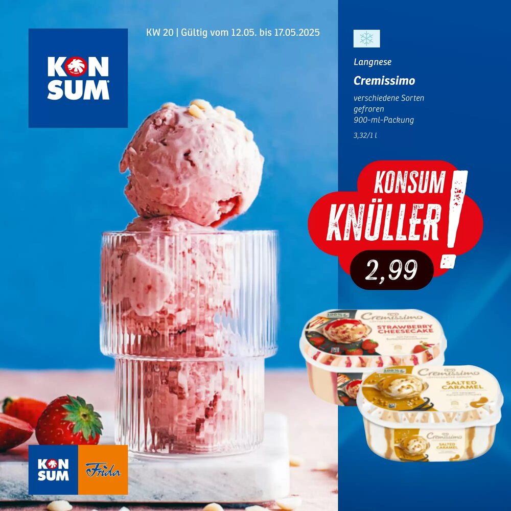 KONSUM Prospekt (ab 12.05.2025) zum Blättern - Seite 1