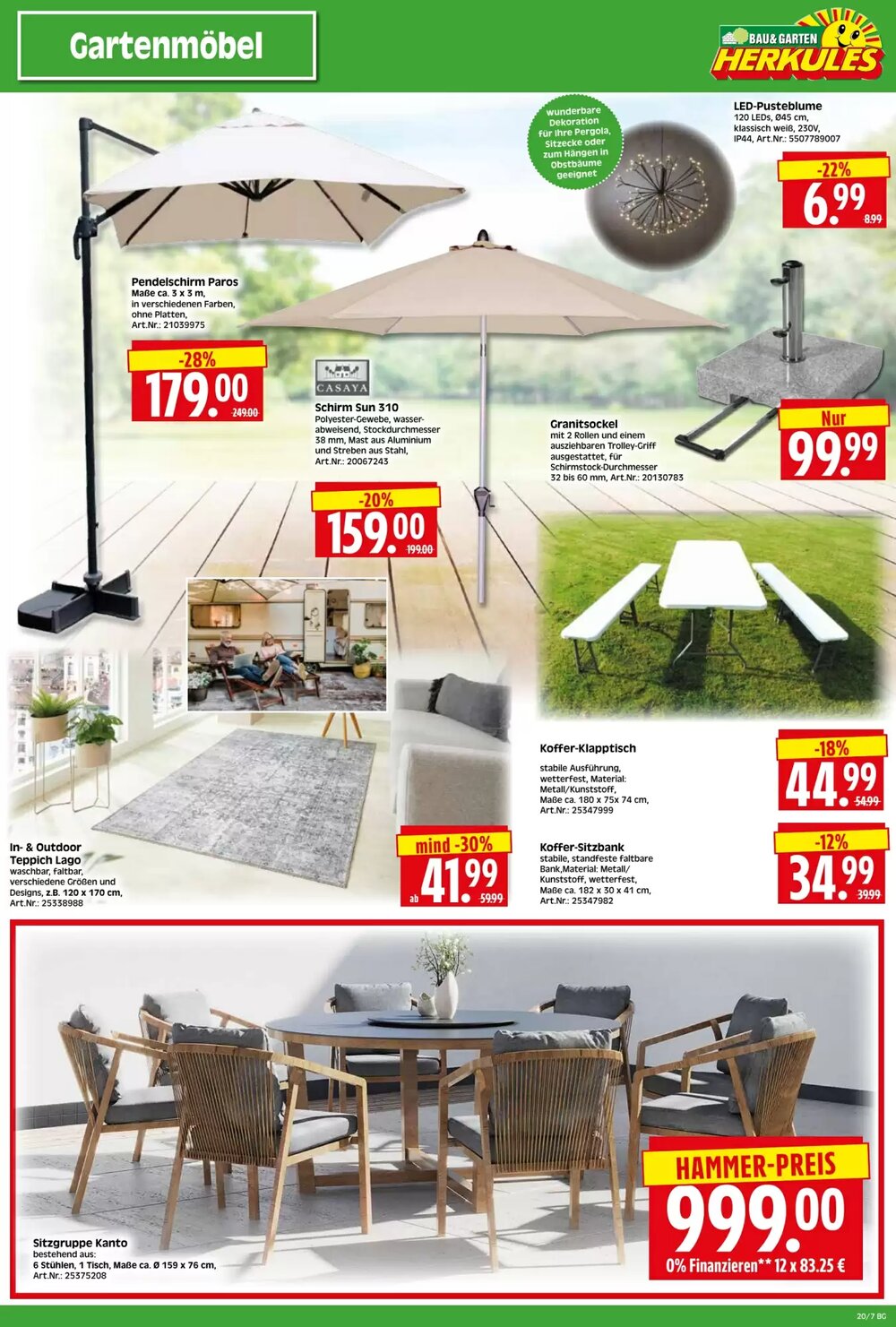 Herkules Baumarkt Prospekt (ab 12.05.2025) zum Blättern - Seite 7