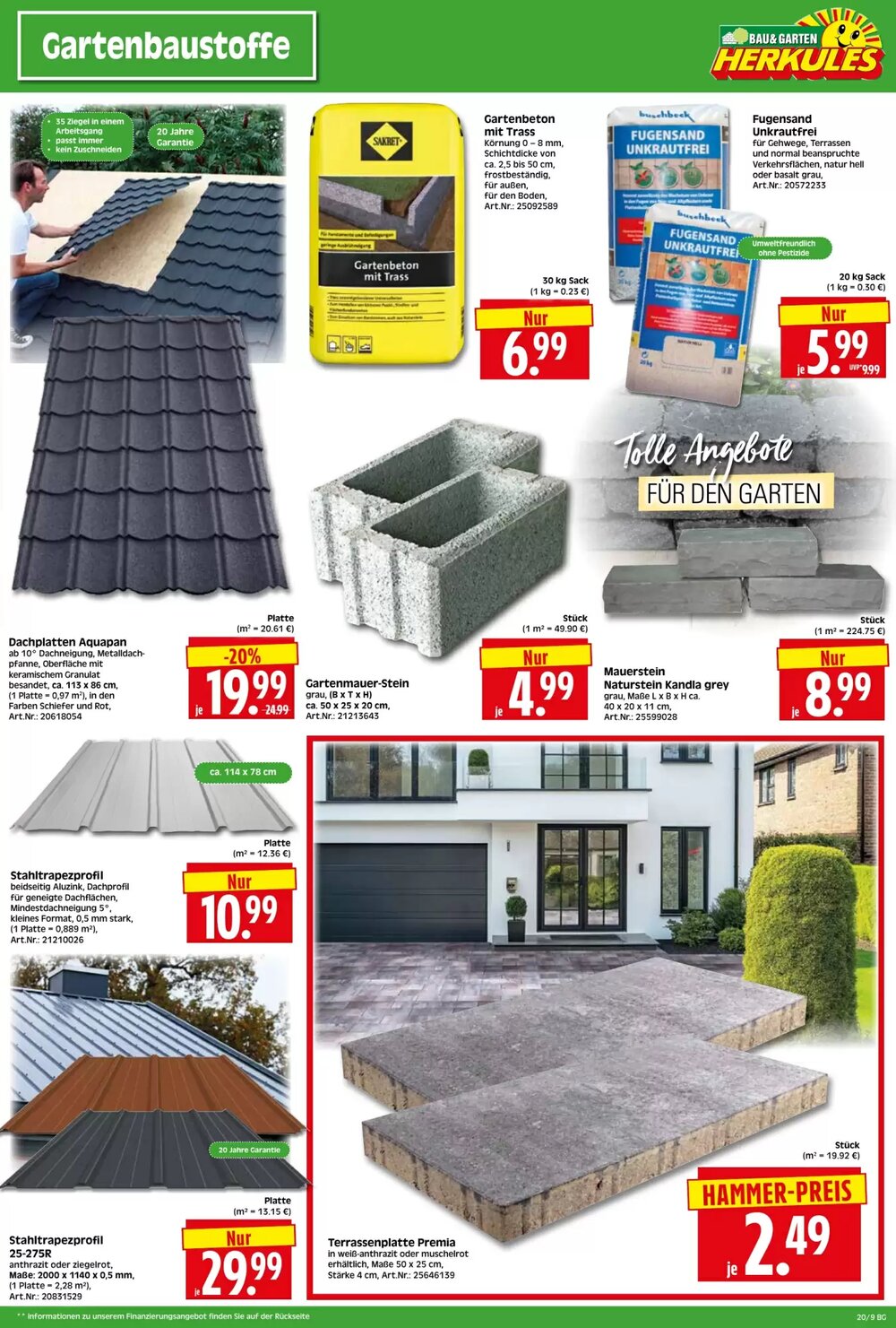 Herkules Baumarkt Prospekt (ab 12.05.2025) zum Blättern - Seite 9