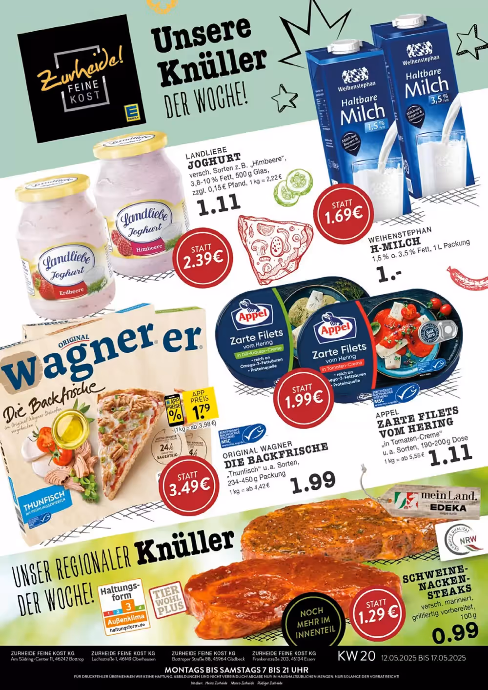 Edeka Zurheide Prospekt (ab 12.05.2025) zum Blättern - Seite 1