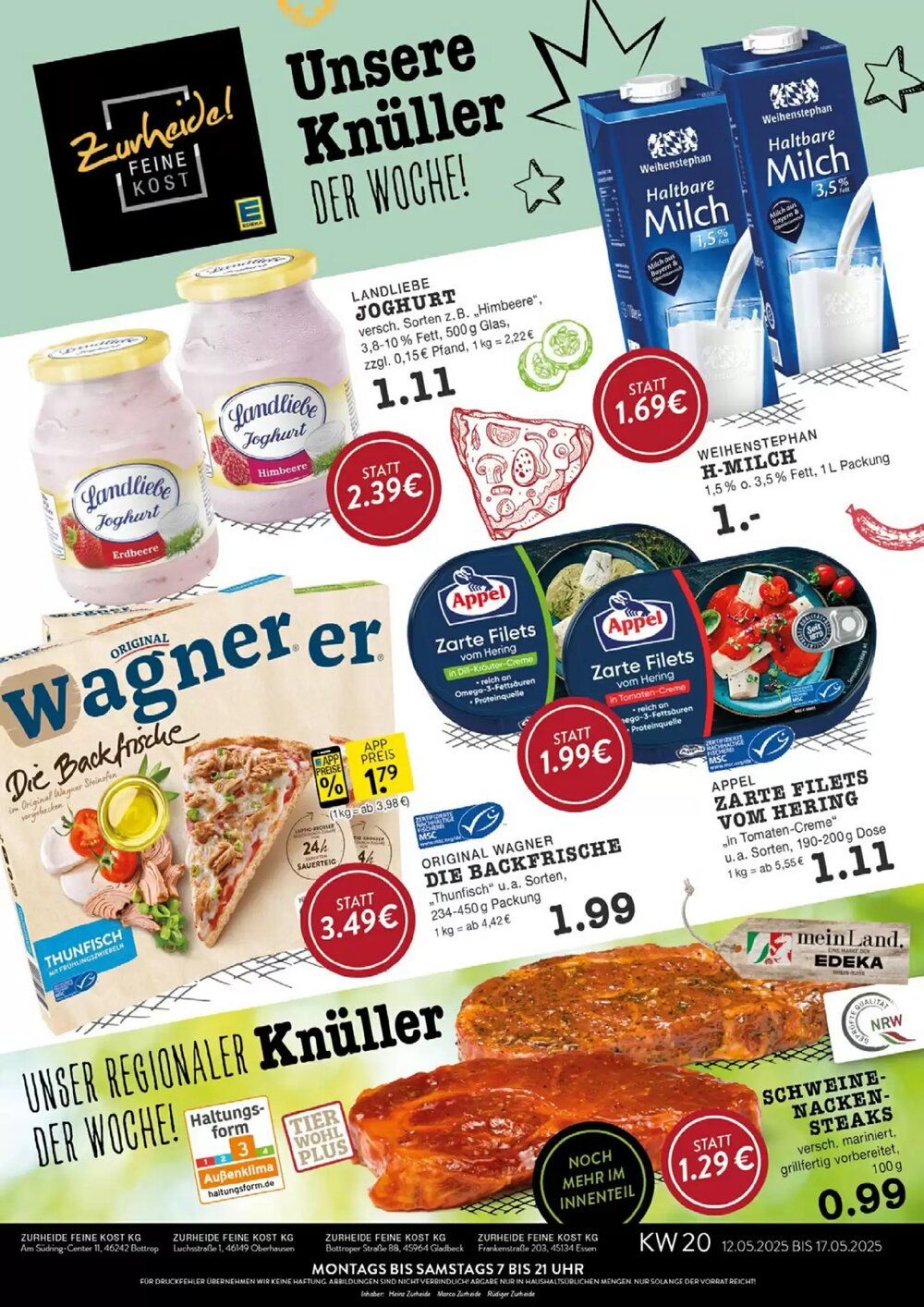 Edeka Zurheide Prospekt (ab 12.05.2025) zum Blättern - Seite 1
