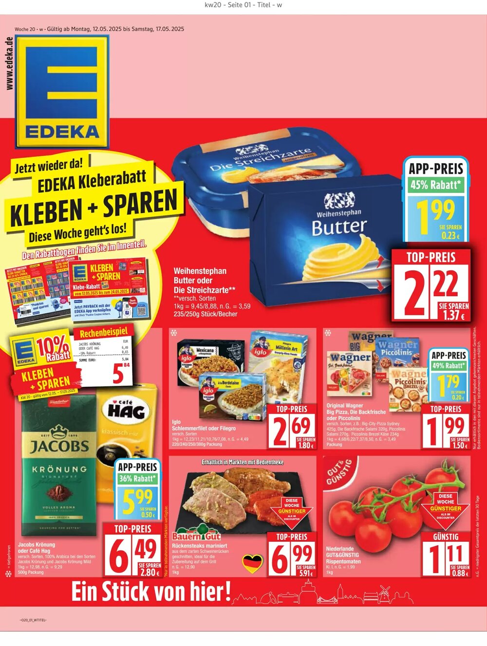 EDEKA Stralsund Prospekt (ab 12.05.2025) zum Blättern - Seite 1