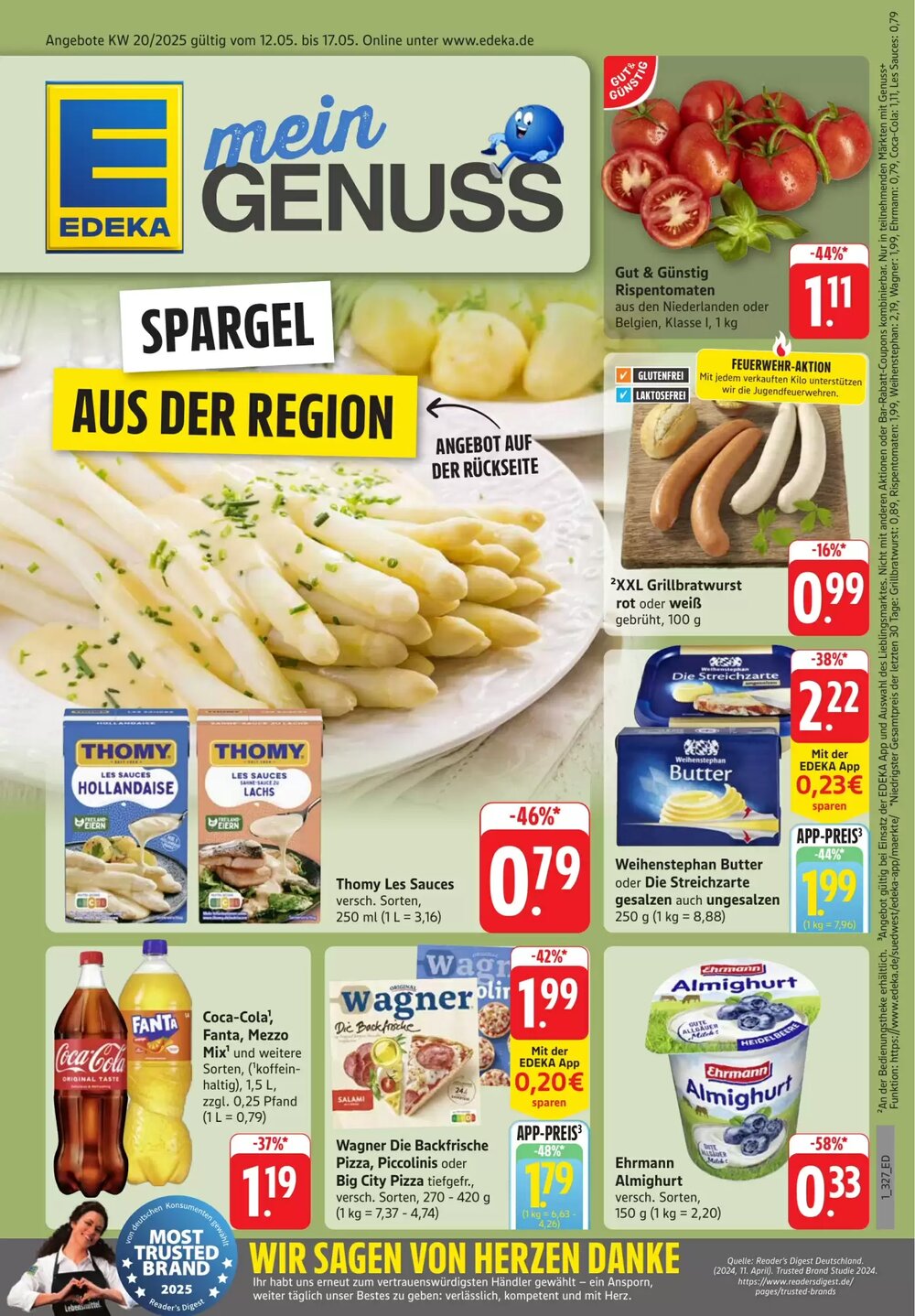 Edeka Stenger Prospekt (ab 12.05.2025) zum Blättern - Seite 1