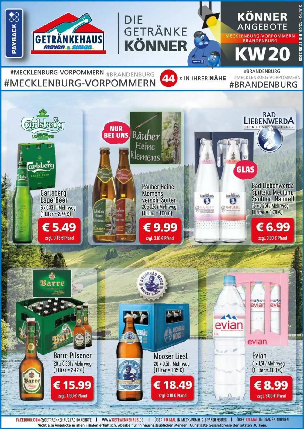 Getränkehaus Prospekt (ab 12.05.2025) zum Blättern - Seite 1