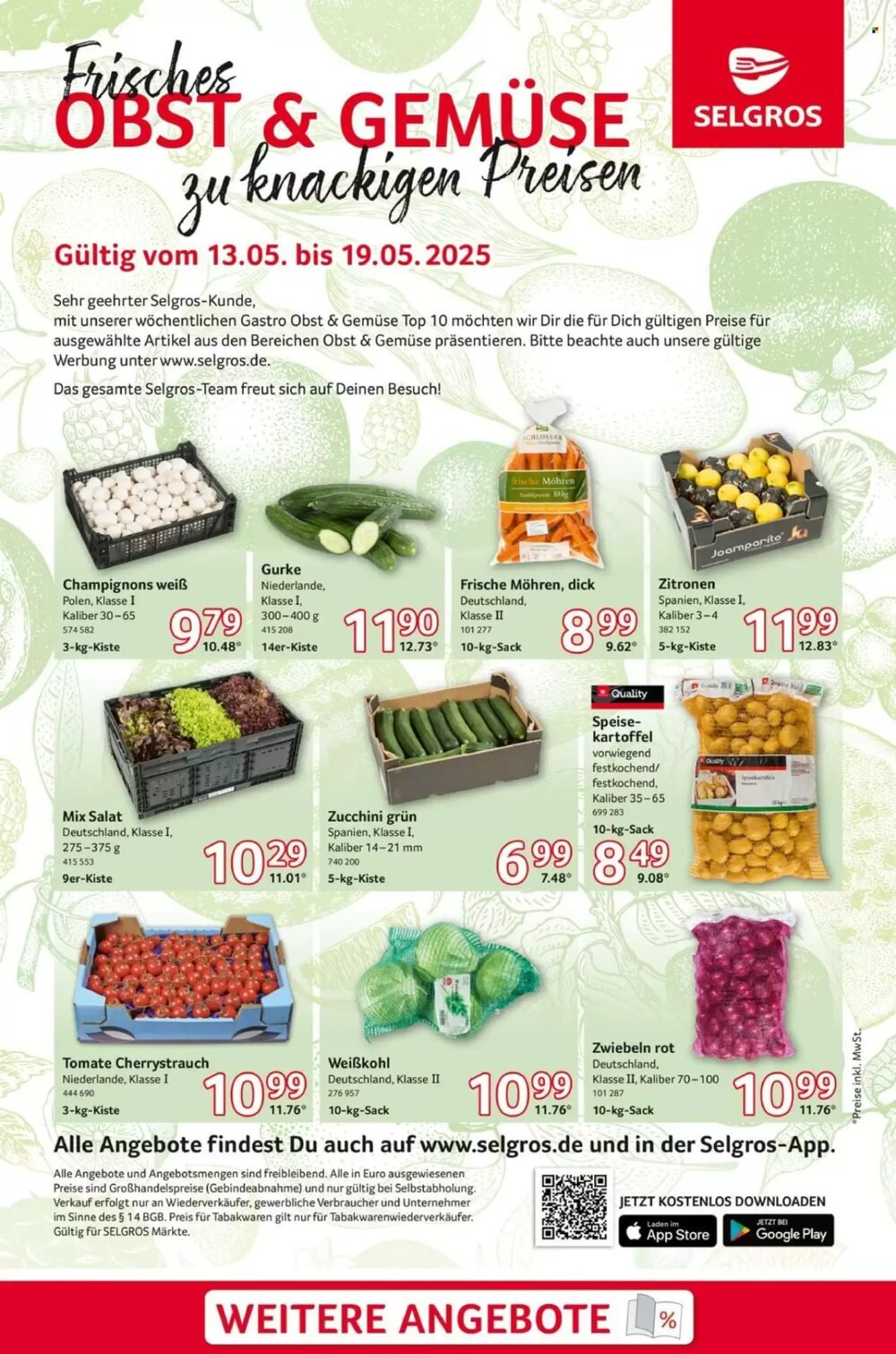 Selgros Prospekt (ab 13.05.2025) zum Blättern - Seite 1