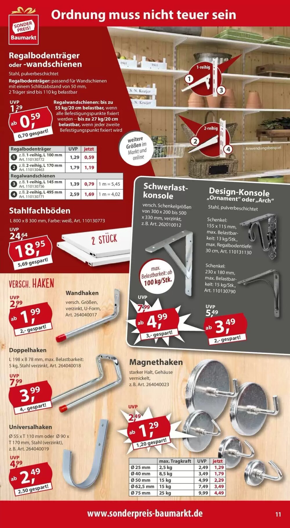 Sonderpreis Baumarkt Prospekt (ab 13.05.2025) zum Blättern - Seite 11
