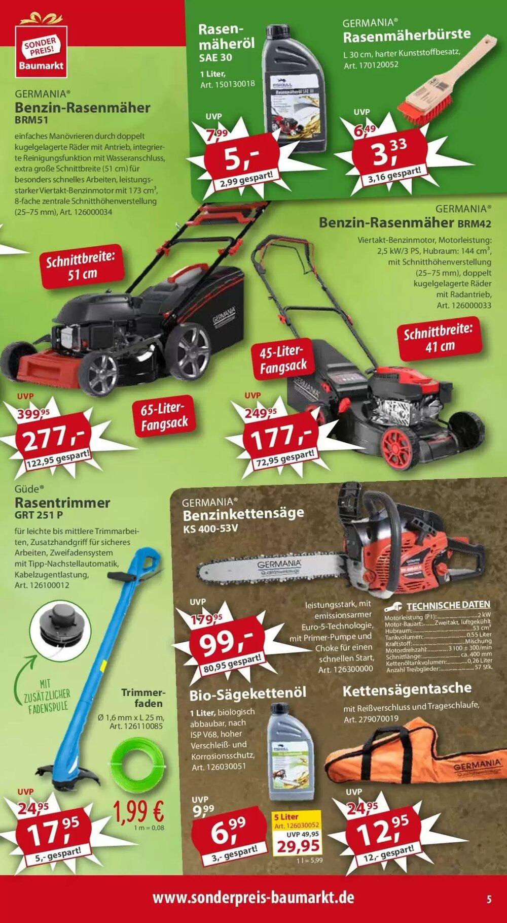Sonderpreis Baumarkt Prospekt (ab 13.05.2025) zum Blättern - Seite 5