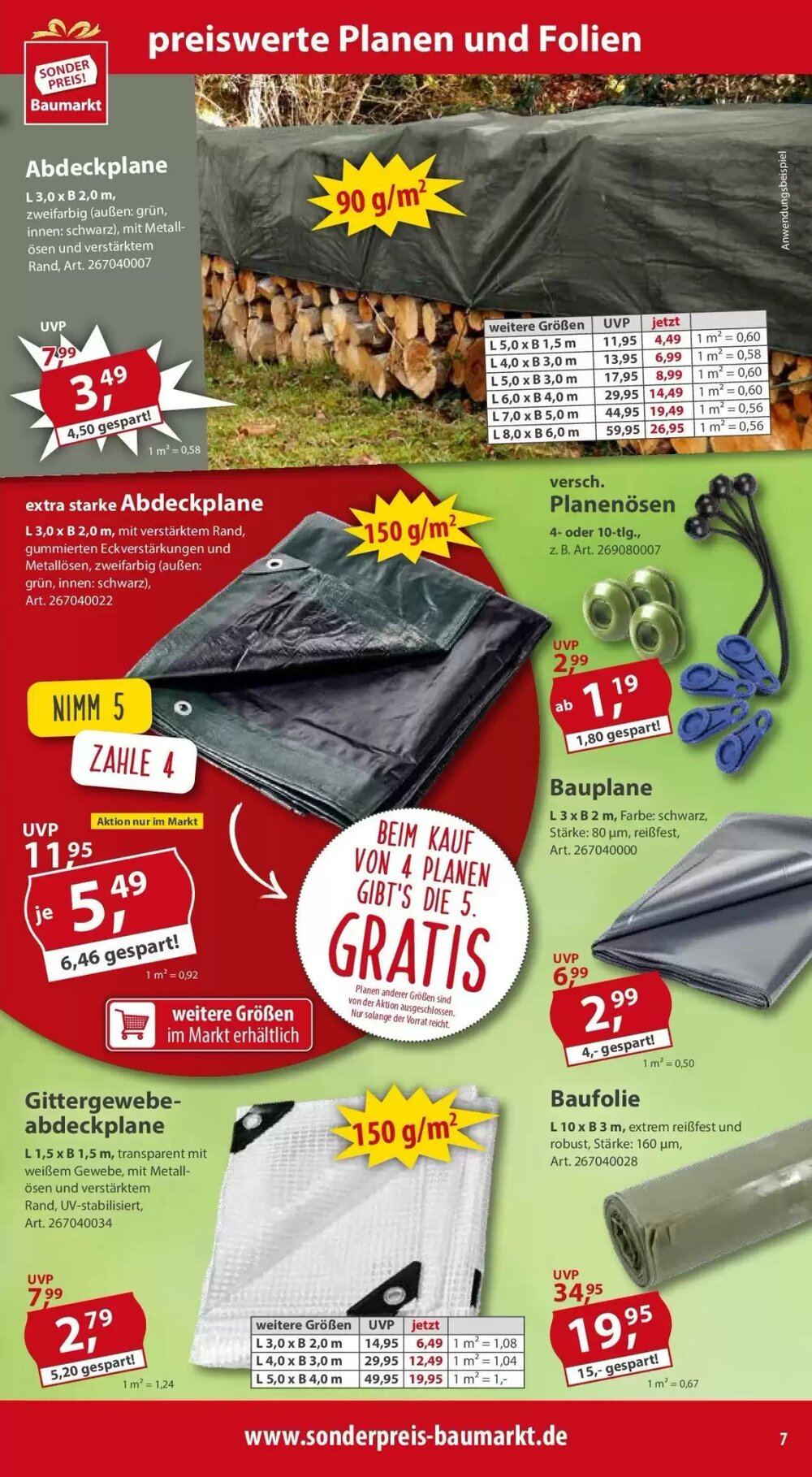 Sonderpreis Baumarkt Prospekt (ab 13.05.2025) zum Blättern - Seite 7