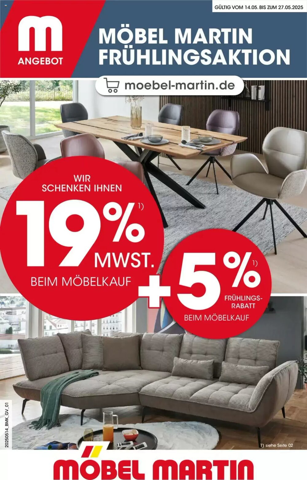 Möbel Martin Prospekt (ab 14.05.2025) zum Blättern - Seite 1