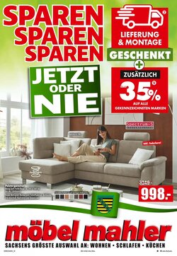 Möbel Mahler Prospekt (ab 14.05.2025) zum Blättern