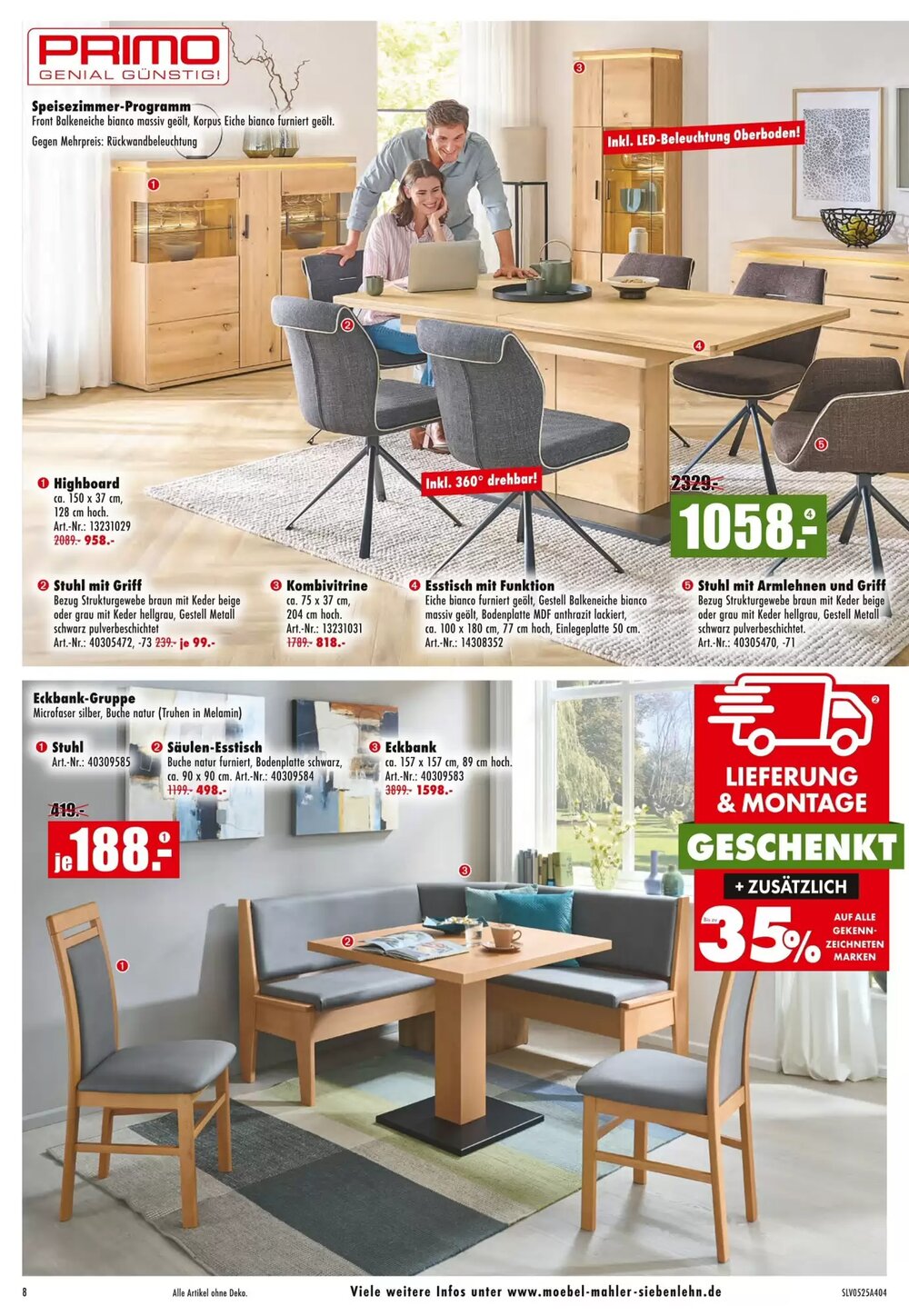 Möbel Mahler Prospekt (ab 14.05.2025) zum Blättern - Seite 8