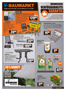 V Baumarkt Prospekt (ab 15.05.2025) zum Blättern