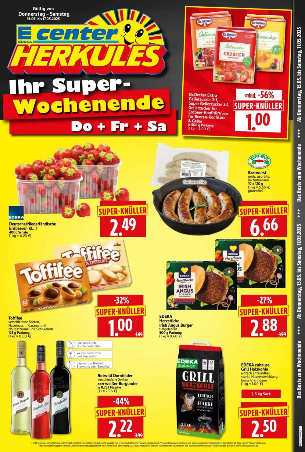Edeka Herkules Prospekt (ab 15.05.2025) zum Blättern - Seite 1