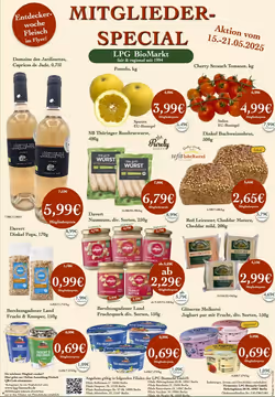LPG Biomarkt Prospekt (ab 15.05.2025) zum Blättern