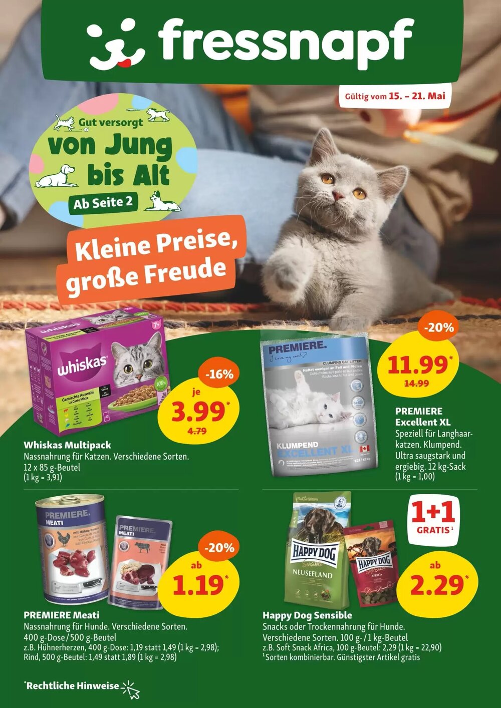 Fressnapf Prospekt (ab 15.05.2025) zum Blättern - Seite 1