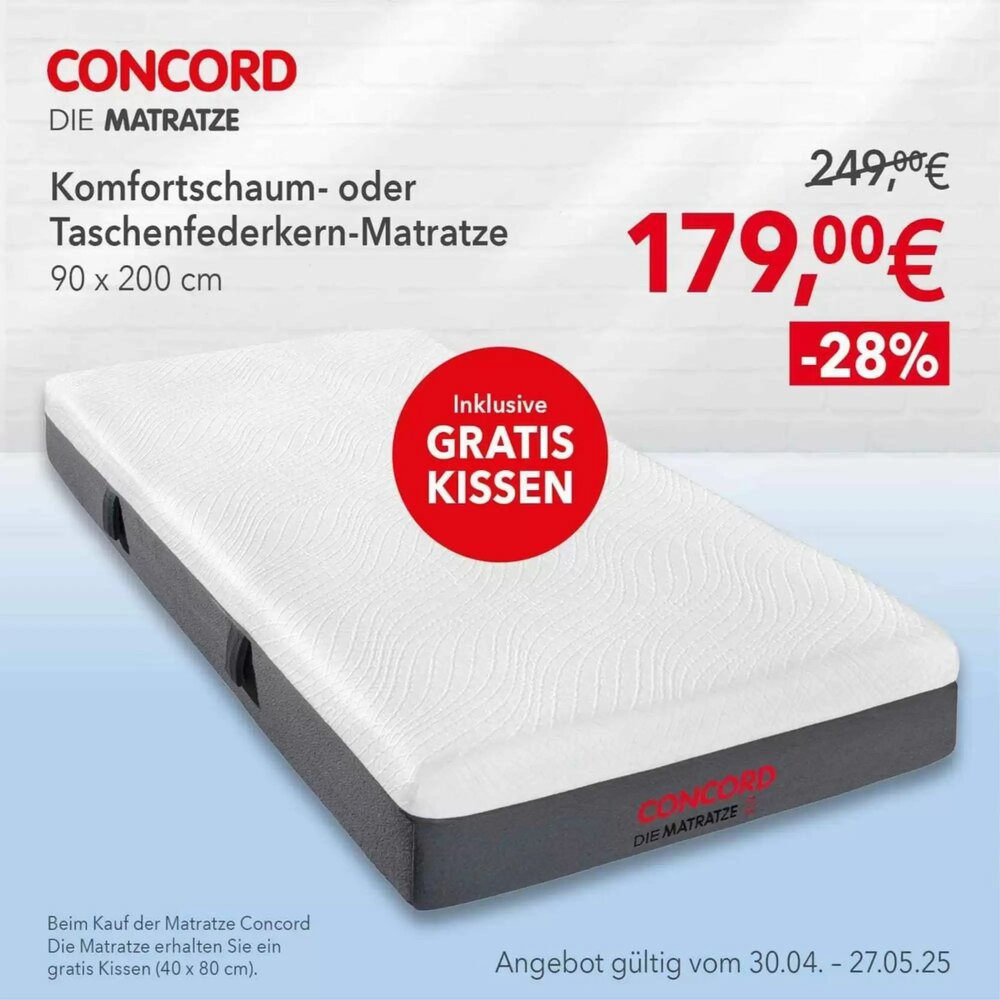 Matratzen Concord Prospekt (ab 15.05.2025) zum Blättern - Seite 3