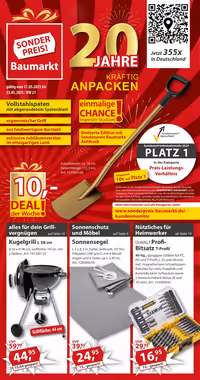 Sonderpreis Baumarkt Prospekt (ab 17.05.2025) zum Blättern