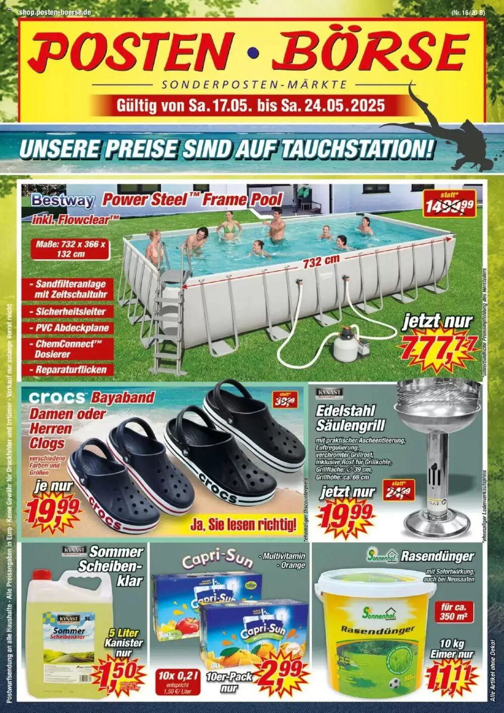 Posten Börse Prospekt (ab 17.05.2025) zum Blättern - Seite 1