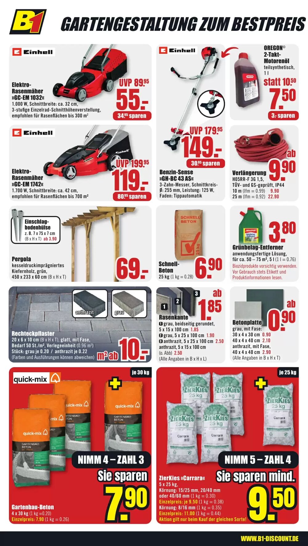 B1 Discount Baumarkt Prospekt (ab 17.05.2025) zum Blättern - Seite 2
