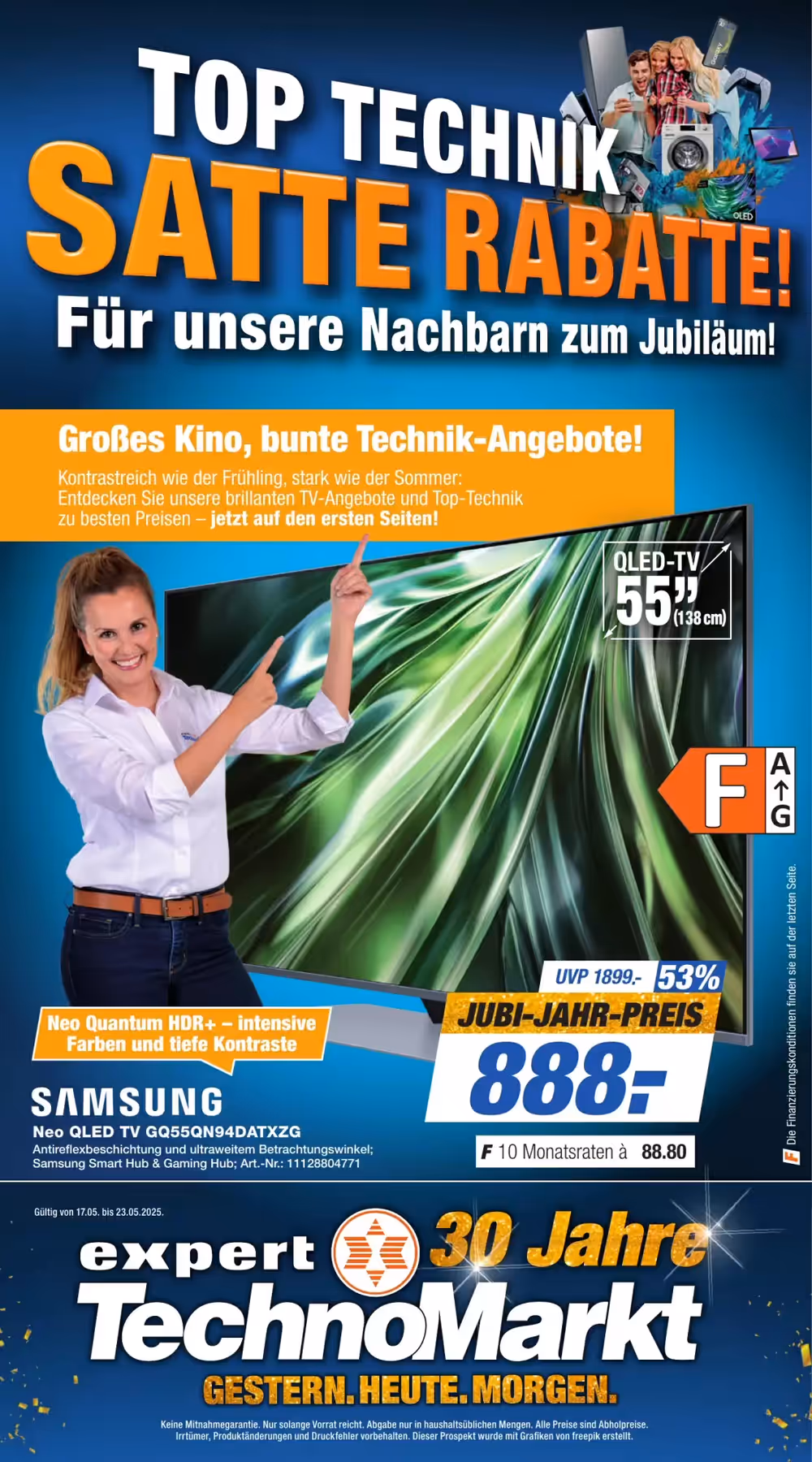 Expert Technomarkt Prospekt (ab 17.05.2025) zum Blättern - Seite 1