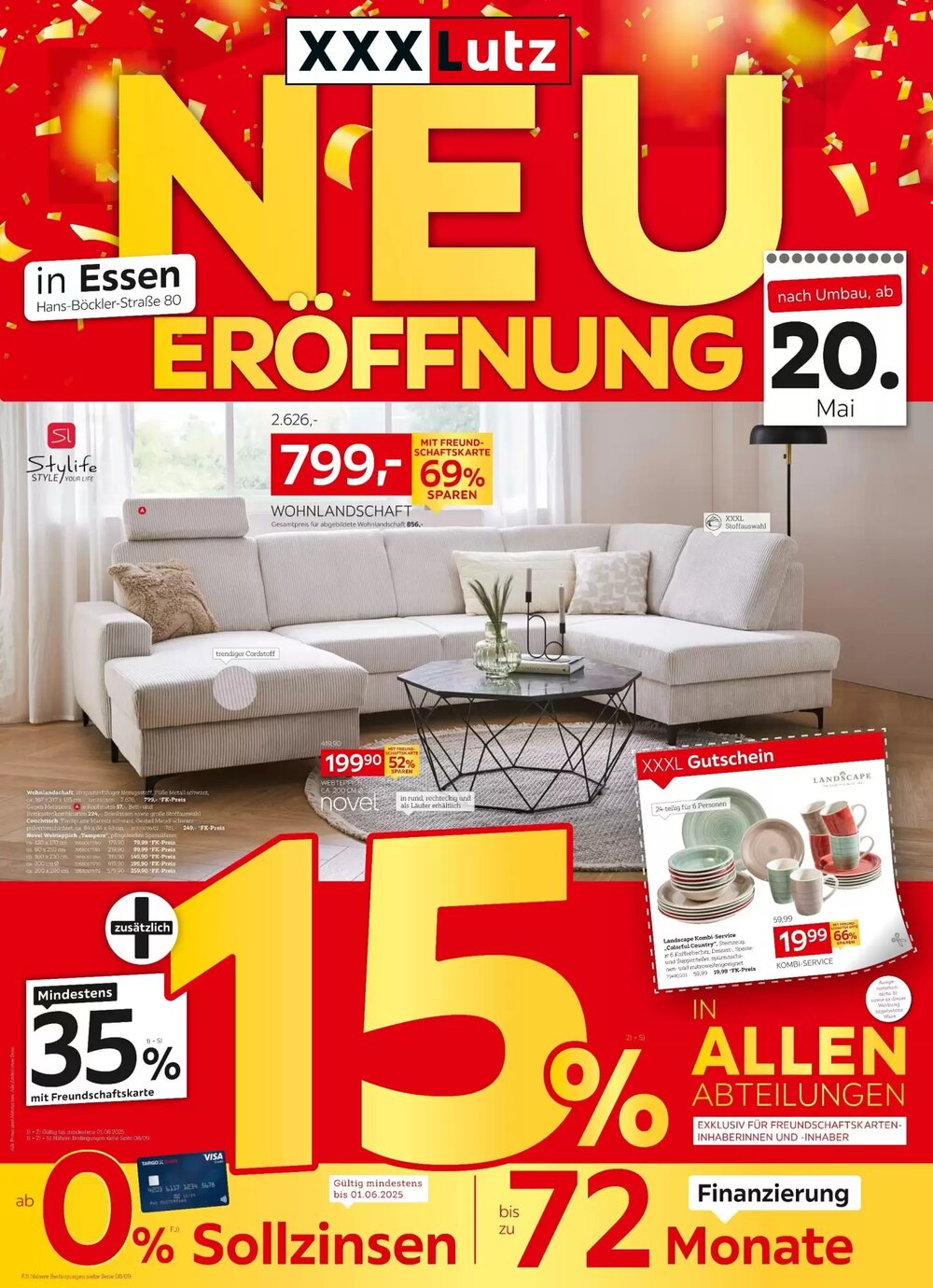 XXXLutz Prospekt (ab 17.05.2025) zum Blättern - Seite 1