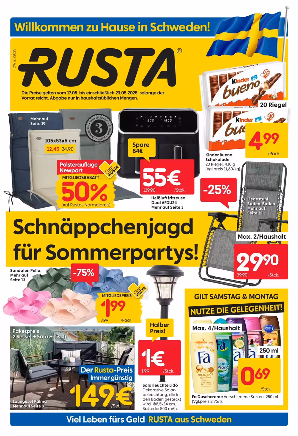 Rusta Prospekt (ab 17.05.2025) zum Blättern - Seite 1