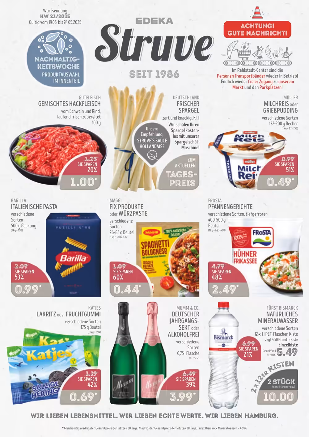 Edeka Struve Prospekt (ab 18.05.2025) zum Blättern - Seite 1