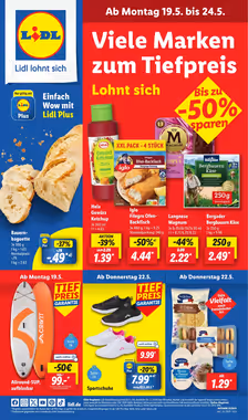 Lidl Prospekt (ab 19.05.2025) zum Blättern