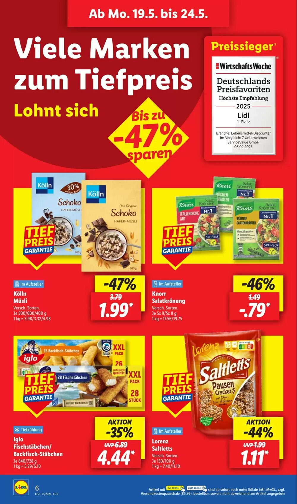 Lidl Prospekt (ab 19.05.2025) zum Blättern - Seite 8