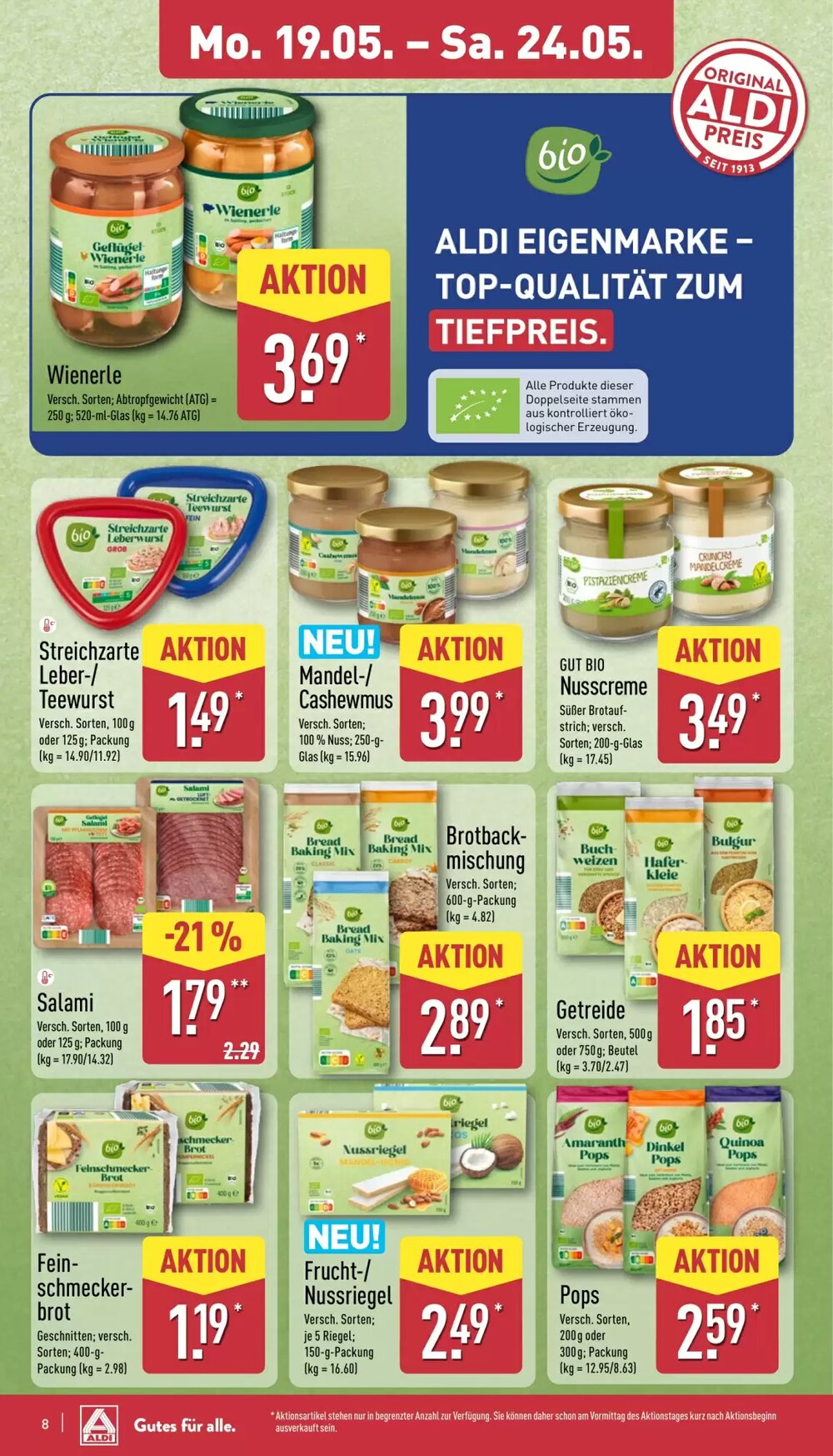 Aldi Nord Prospekt (ab 19.05.2025) zum Blättern - Seite 12