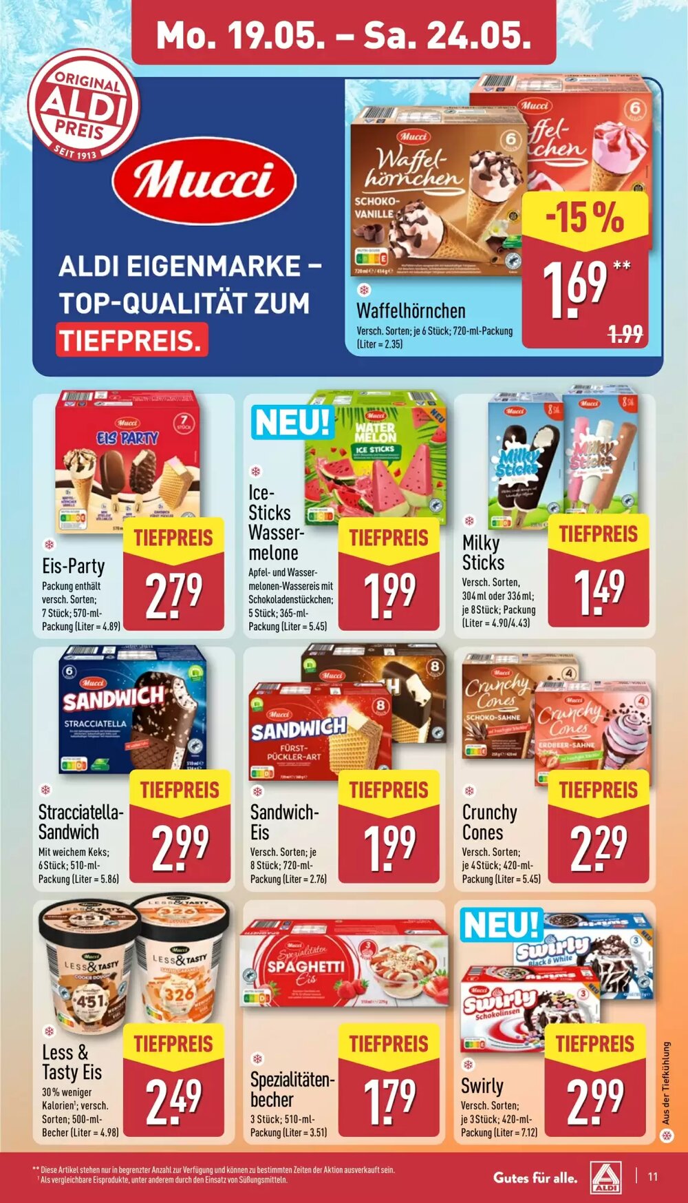 Aldi Nord Prospekt (ab 19.05.2025) zum Blättern - Seite 15