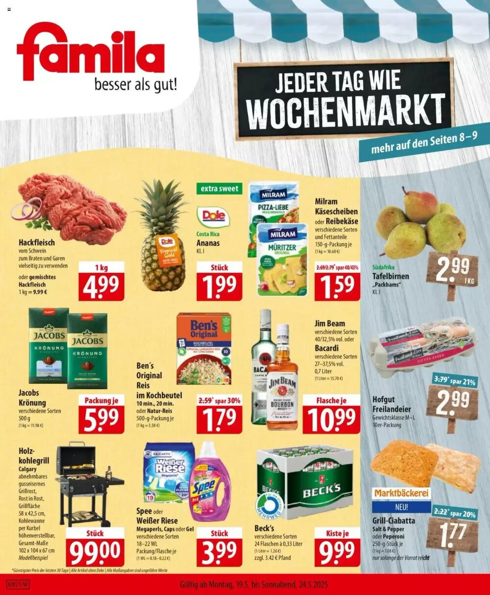 Famila Nord Ost Prospekt (ab 19.05.2025) zum Blättern - Seite 1