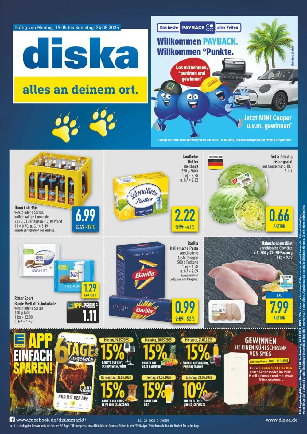 diska Prospekt (ab 19.05.2025) zum Blättern - Seite 1